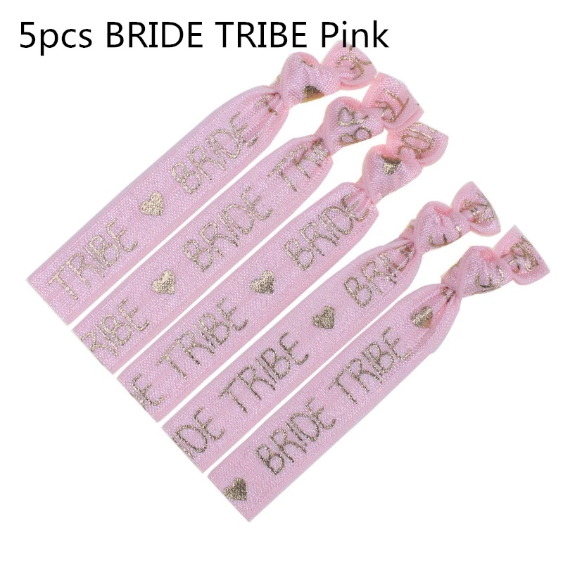 Bride tribe Pink 5 1 шт, бейсболка для невесты, для девичника, вечерние, для девичника, для свадебной вечеринки, украшения для девичника, вечерние аксессуары, Q - Цвет: Bride tribe Pink 5