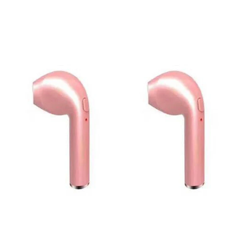 1 pair pink GYKZ для I7 TWS Bluetooth 4,1 беспроводные наушники Многофункциональные Стерео наушники мини бинауральные музыкальные наушники для мобильного телефона - Цвет: 1 pair pink