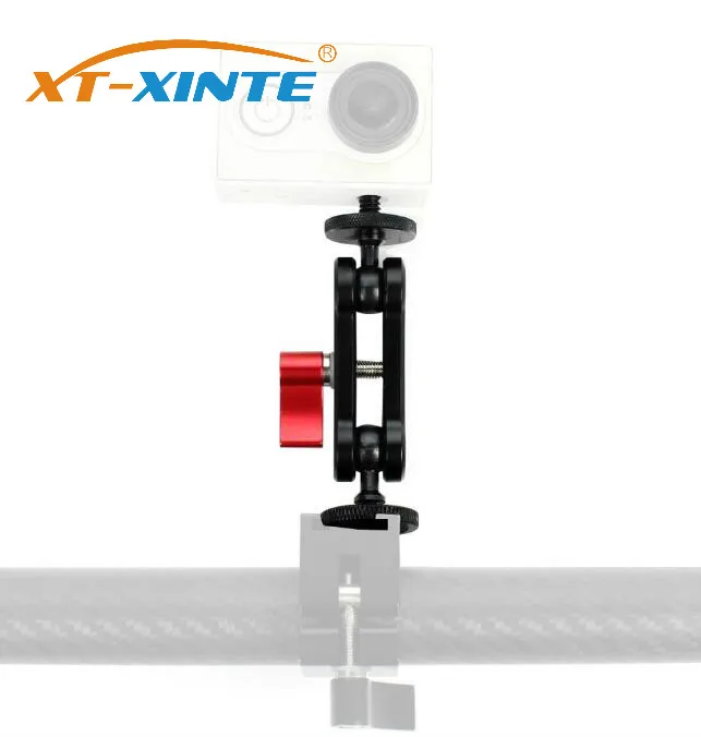 XT XINTE алюминиевая зеркальная камера Magic Arm Adapter Monitor Mount Holder кронштейн с двойным