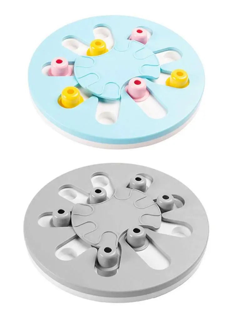 Миска для медленной еды домашних животных тренировочная кормушка пластиковая