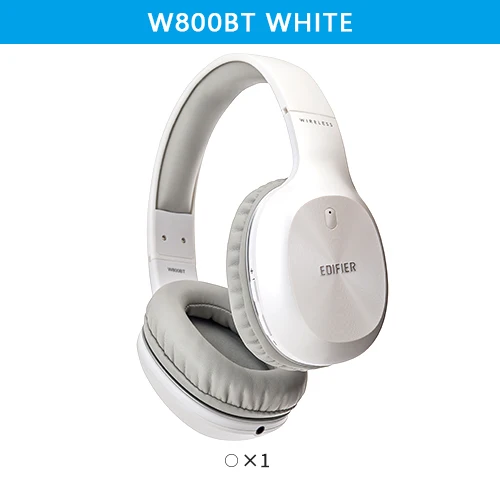 W800BT White Беспроводные bluetooth-наушники EDIFIER W800BT на ухо обеспечивают легкий комфорт и до 35 часов воспроизведения - Цвет: W800BT White