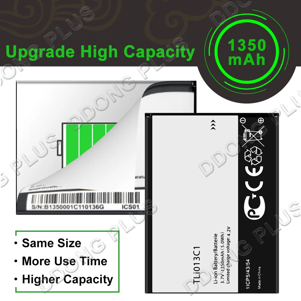 Аккумулятор TLi013C1 для Alcatel SmartFlip 4052R аккумулятор 1ICP5/43/54 запасная часть ремонта -