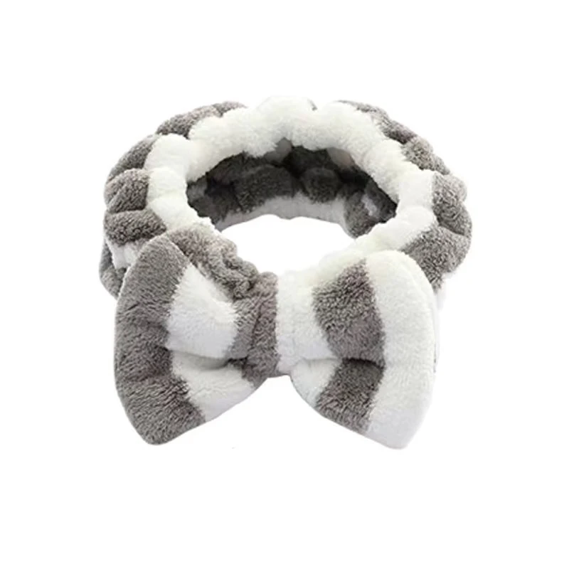 Новое поступление обруч для волос Женский с милым бантом из кораллового бархата