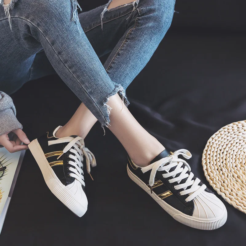 Вулканизированная обувь женские кроссовки дышащие простые универсальные белые