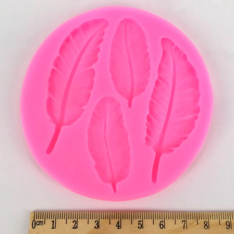 Силиконовый помадной форма Творческий листьев Форма Десерт Формы Для торт