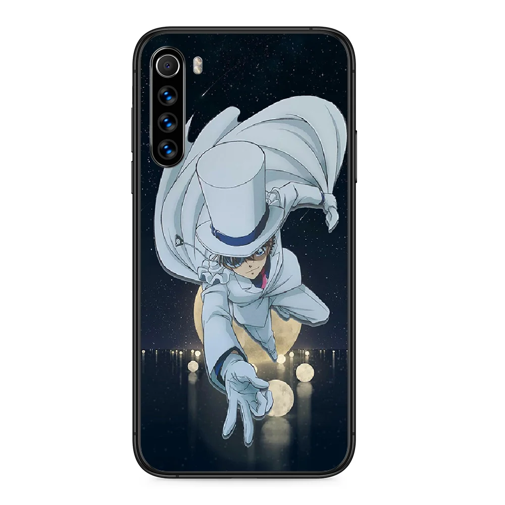 Чехол для телефона Detective Conan Xiaomi Redmi Note 4A 4X 5 6 6A 7 7A 8 8A 4 5A 8T Plus Pro Черная задняя крышка