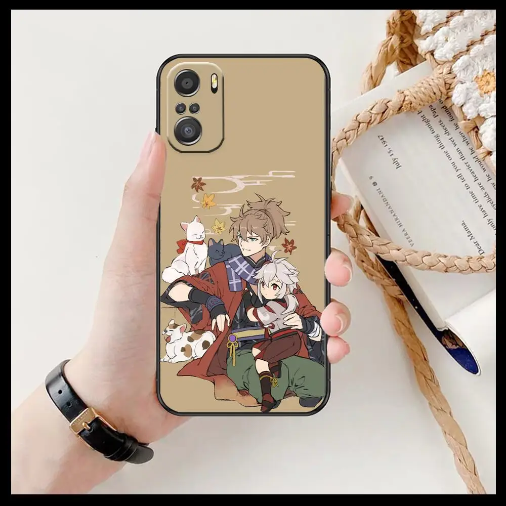 top genshin impact phone case for xiaomi redmi 11 lite 9c 8a 7a pro 10t 5g cover mi 10 ultra poco m3 x3 nfc 8 se cover free global shipping