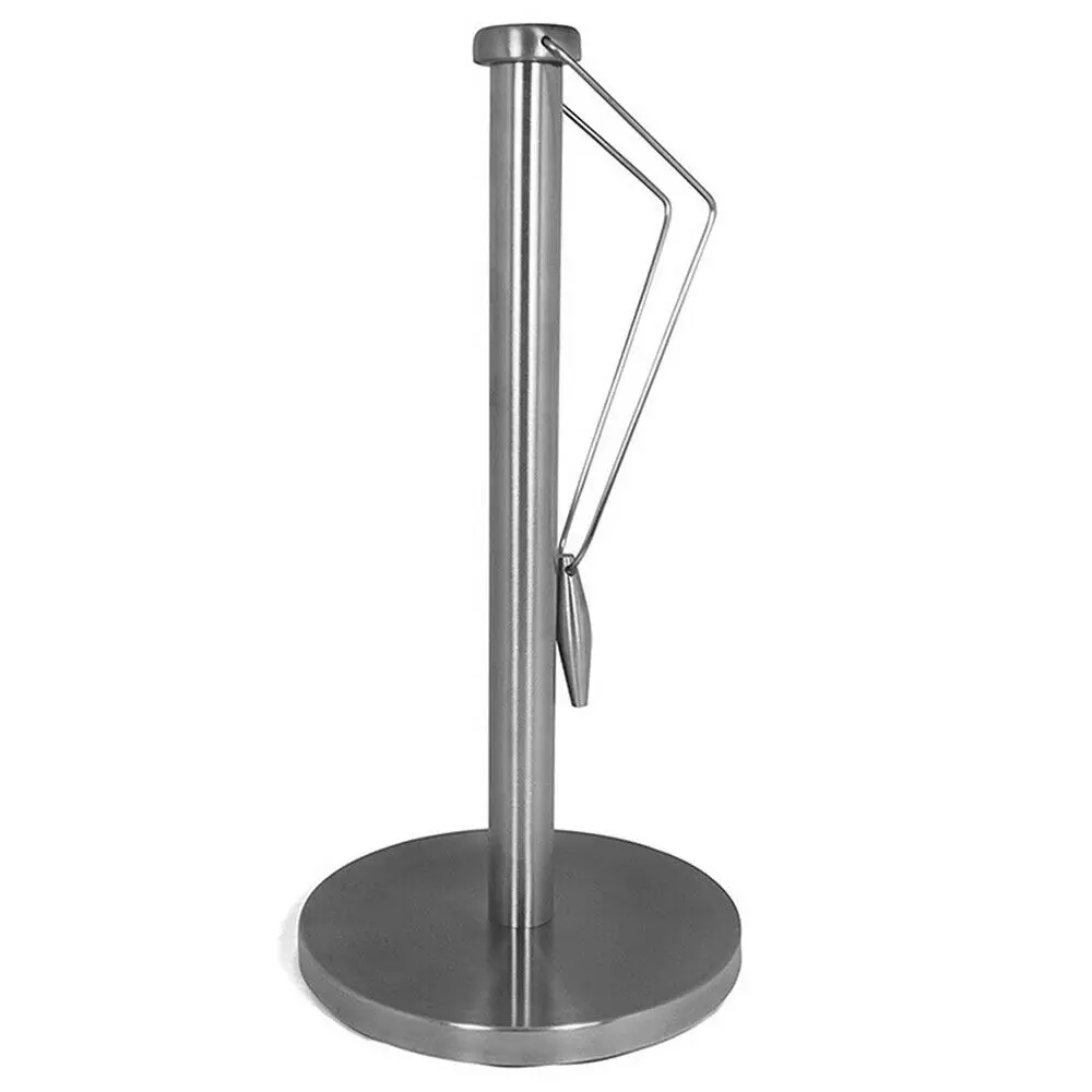 

Kitchen Roll Paper Rack Toilet Paper Towel Holder Stainless Steel Bathroom Tissue Towel Accessories Rack Holders Home Storage