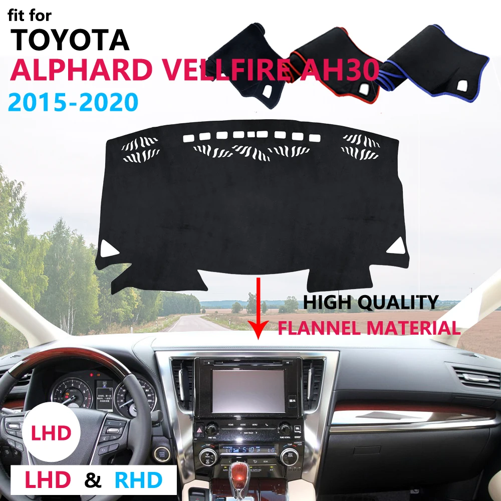 Защитный коврик для приборной панели Toyota Alphard Vellfire 30 AH30 2015 ~ 2020 защитный