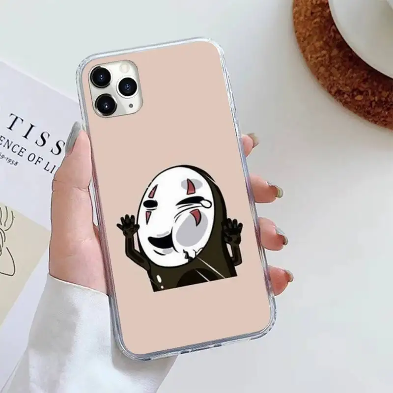 

No Face Man Japan Cartoon Spirited Away Phone Case For iphone 12 5 5s 5c se 6 6s 7 8 plus x xs xr 11 pro max mini