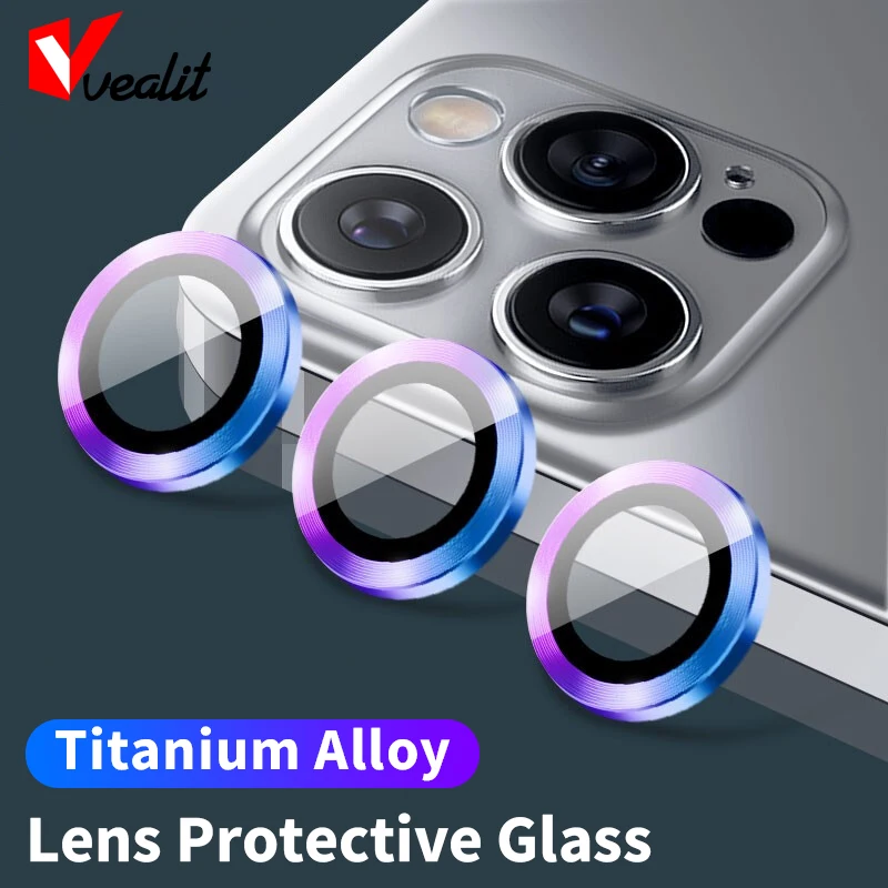 

Camera Protector Film For iphone 13 Pro Max Lens Protective Glass on iphone 13 Pro 13 Mini Metal Ring Protection Tempered Glass