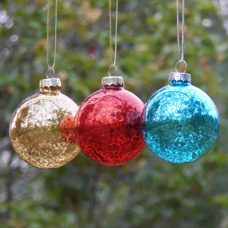 

Diameter=10cm Middle Size Hand Painting Glass Globe Christmas Tree Hanging Decorative Handmade Pendant Friend Gift