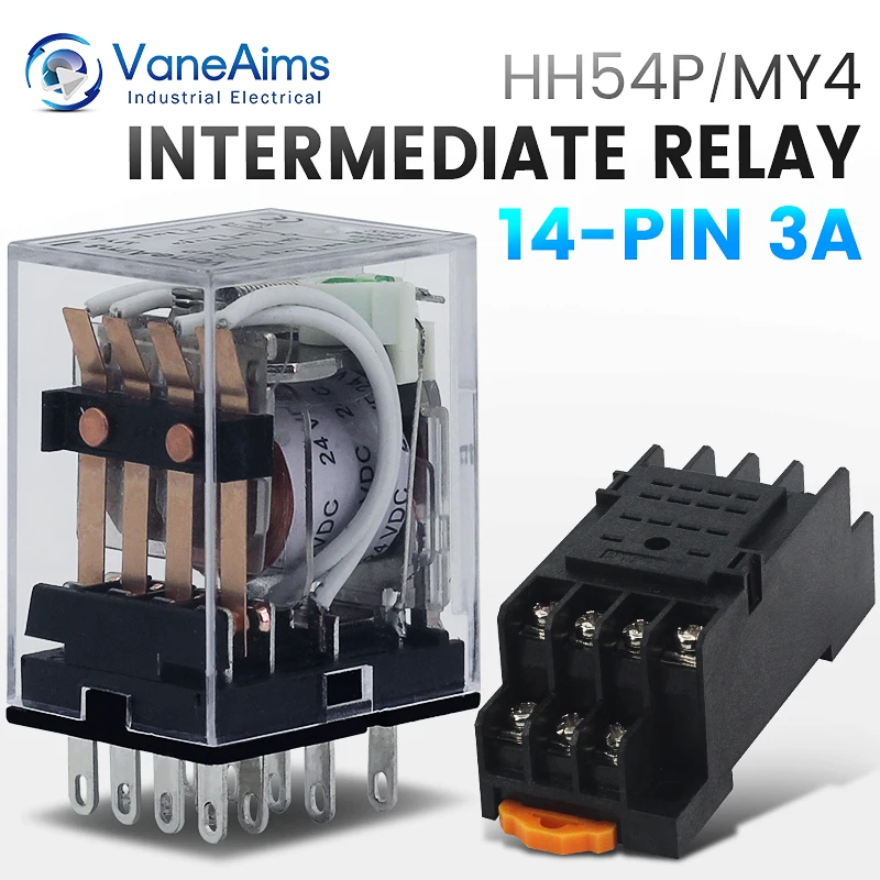 Реле MY4P HH54P MY4NJ катушка общего назначения DPDT микро-мини электромагнитный релейный