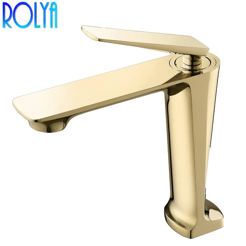 Rolya патент дизайн латунный Смеситель для ванной кран черный/розовый