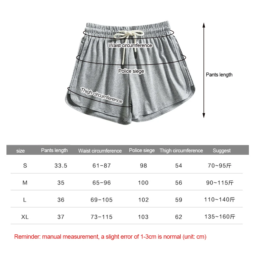 

Women's Sports Shorts Elastic Drawstring Summer Beach Shorts Bike Running Yoga Athletic Shorts Gym Workout Activewear Recommend