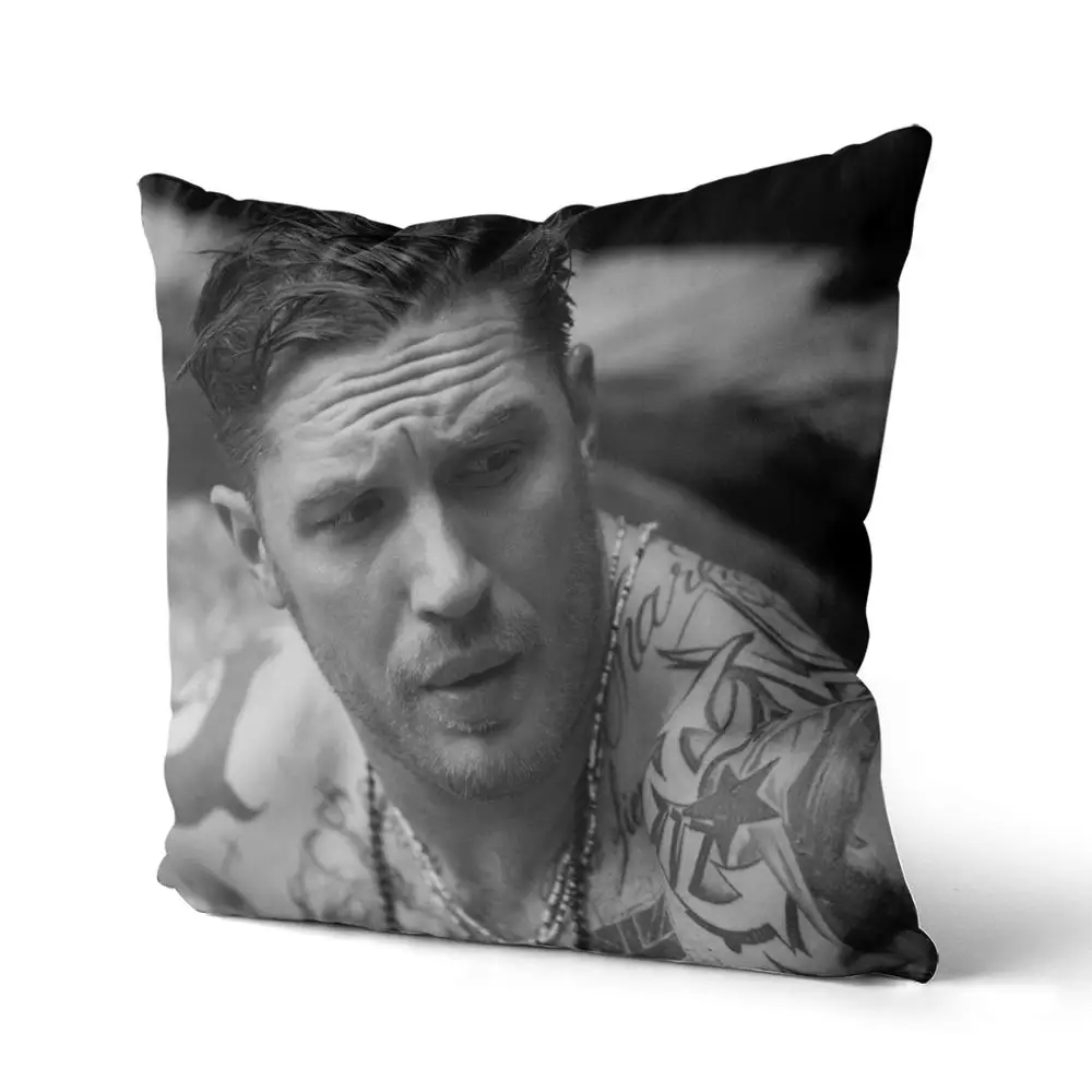 Хлопчатобумажные тканевые наволочки на заказ Tom Hardy для диванных