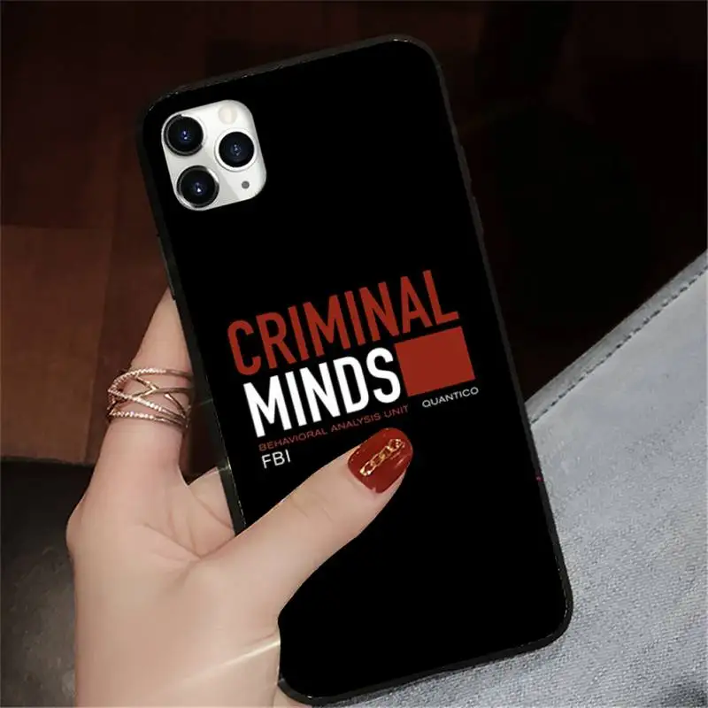 

Criminal minds American TV series Phone Case for iPhone 11 12 pro XS MAX 8 7 6 6S Plus X 5S SE 2020 XR mini