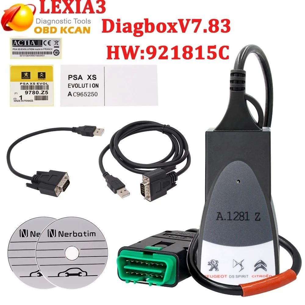 Новейший диагностический инструмент Diagbox 7 83 Lexia 3 PP2000 V48 с диагностическим