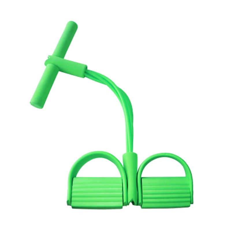 Эспандер для фитнеса с 4 трубками и педалью упражнений в помещении|Эспандеры| |