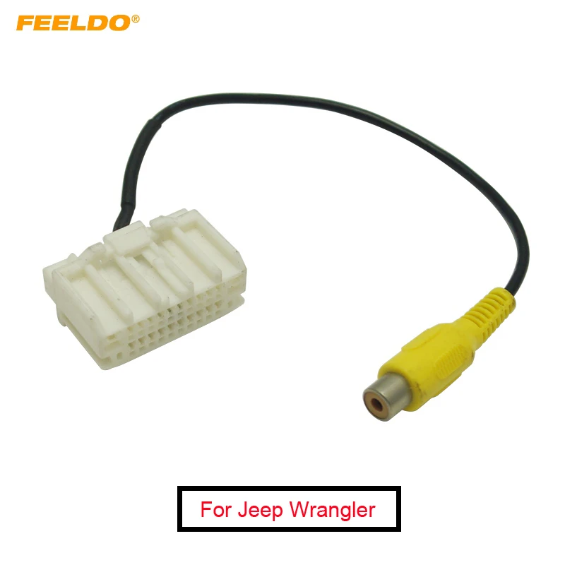Автомобильный AUX видеовыход FEELDO 1 шт. RCA кабель для Jeep 2008 + Заводская поставка OEM