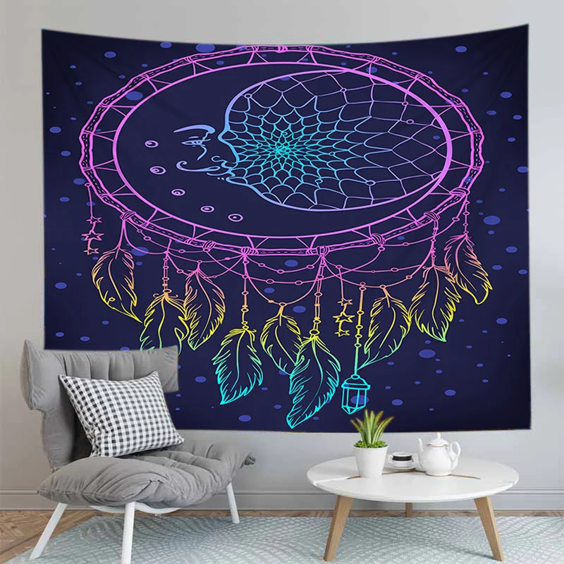 

Fashion Dream Tapestry Beach Blanket Catcher Table Cloth Bohemia Hippie Wall Hanging Carpet Bedspread Home Decor