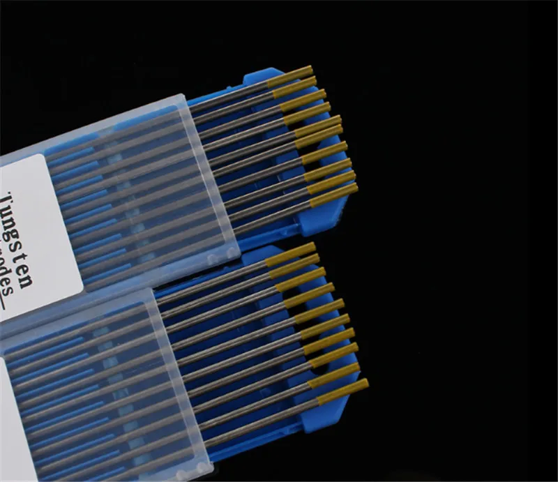 Вольфрамовая электродная головка WL15 10 шт. золотого цвета 1 0/1 6/2 0/2 4/3 0/3 2/4 0 мм * 150