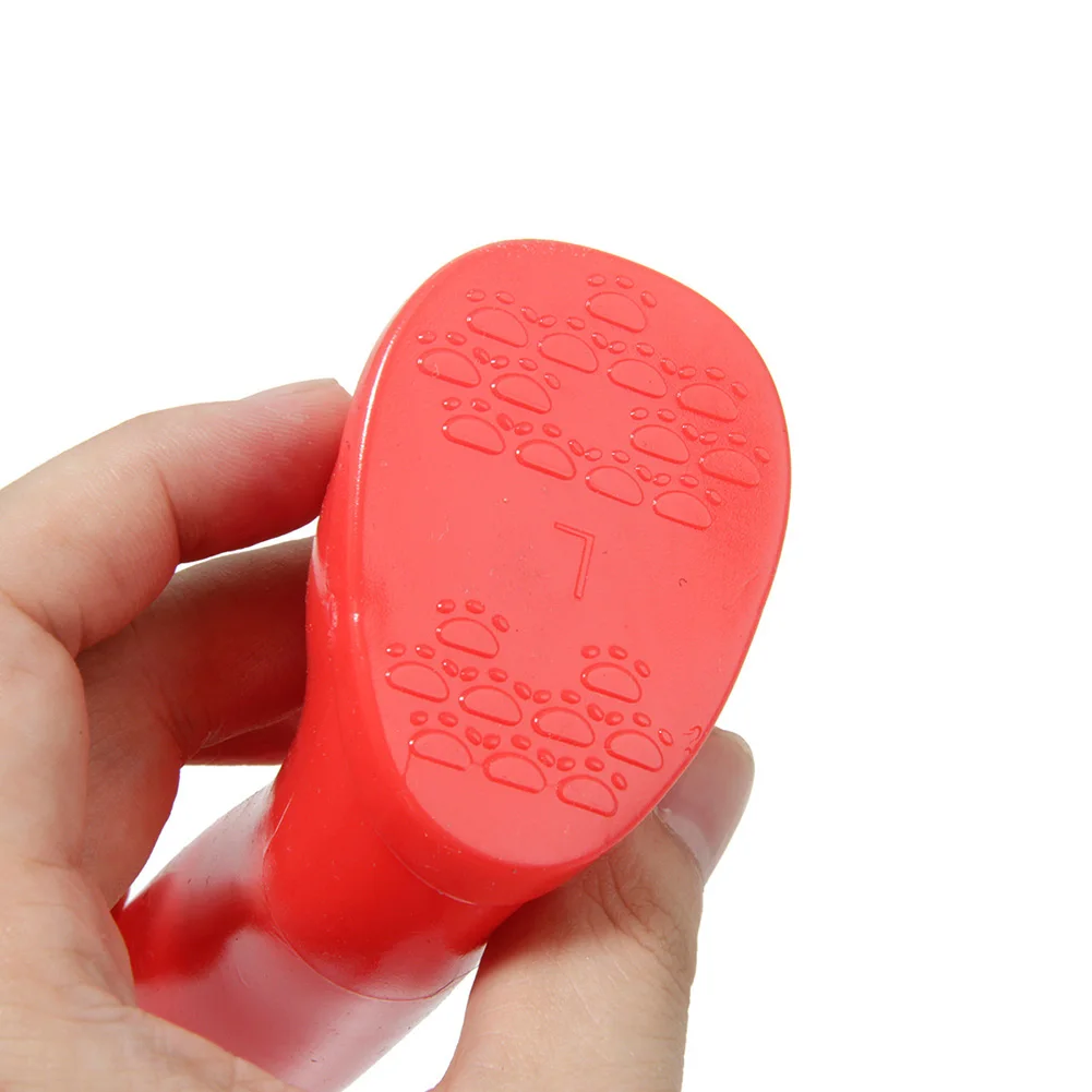 4 шт. обувь для щенка собаки водонепроницаемые Нескользящие эластичные защитные