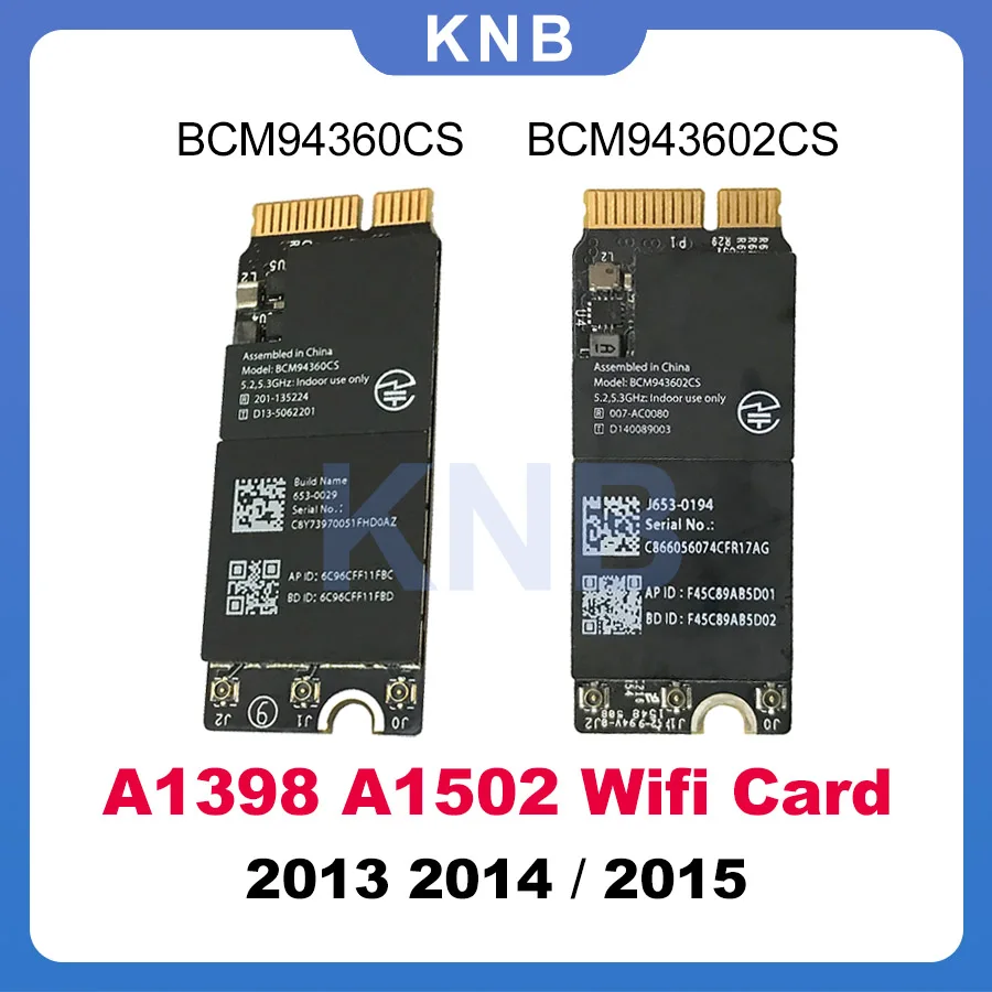 Протестированная оригинальная BCM94360CS BCM943602CS Wi Fi Карта Bluetooth 4 0 1 для Macbook Pro Retina A1502
