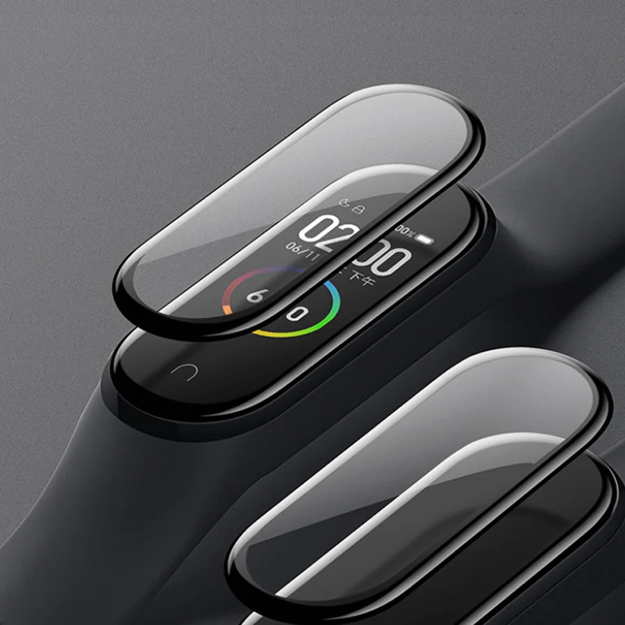 

Защитное стекло для Xiaomi Mi Band 4, защита от царапин, защита для экрана, широкий/Узкий