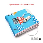 Электрическое одеяло высокого качества, утолщение, двухслойный обогреватель тела 150*120 см, электрическое одеяло с постоянной температурой