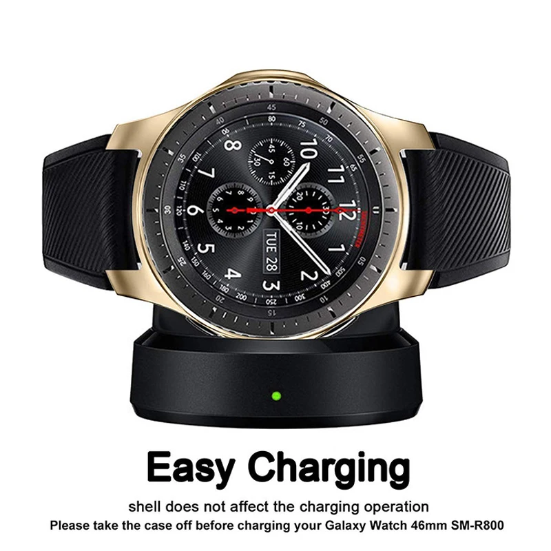 Gear S3 frontier чехол для samsung Galaxy Watch 46 мм 42 мм ремешок чехол Мягкий ТПУ покрытием все вокруг Защитный чехол рамка