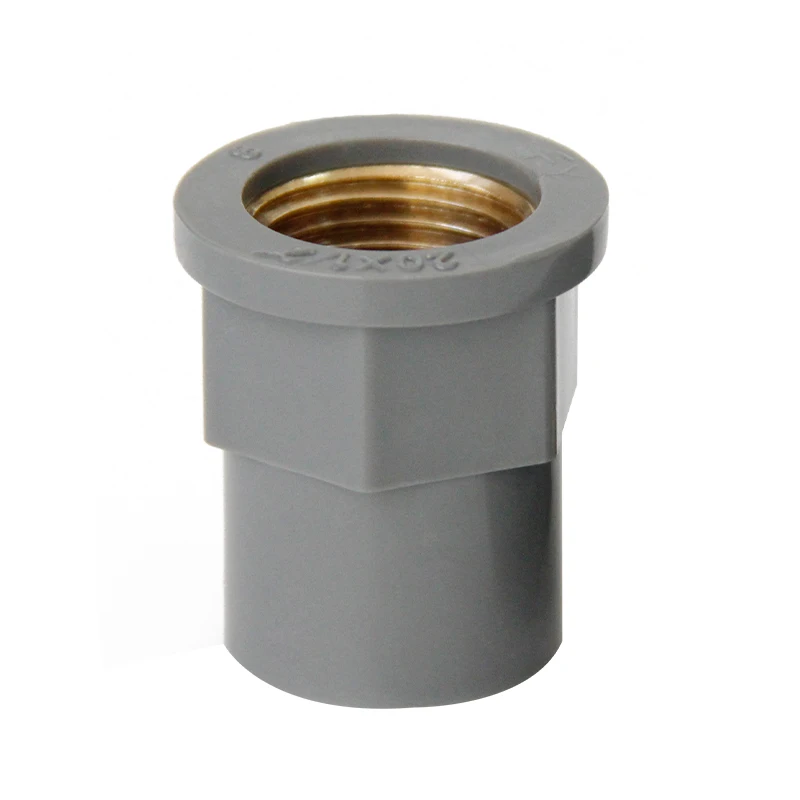 1/2 &quot3/4&quot 1 &quotBSP Женская резьба x 20 мм 25 32 ID розетка прямой серый фитинг трубы из