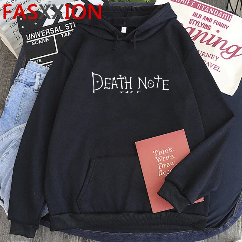 

Японское аниме «Death Note», Смешные Толстовки Misa Amane, Мужская эстетика, Shinigami Ryuk Graphic манга, свитшот, уличная одежда, мужская Толстовка