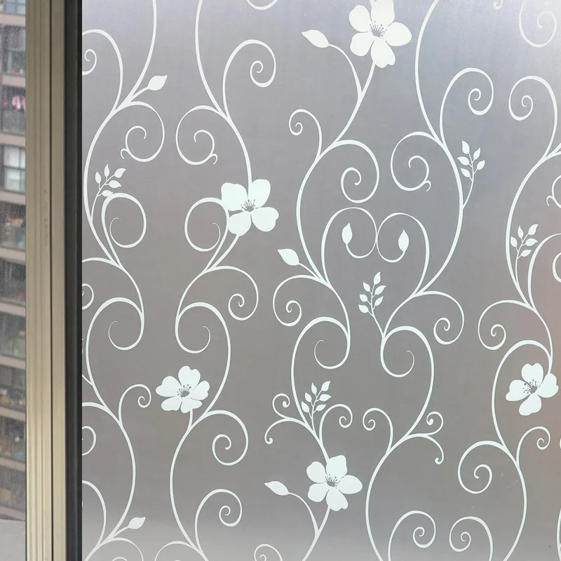 

Hot Sale Window Sticker Privacy Protection Self Adhesive Home Decor Glass Stickers for Bathroom Living Room