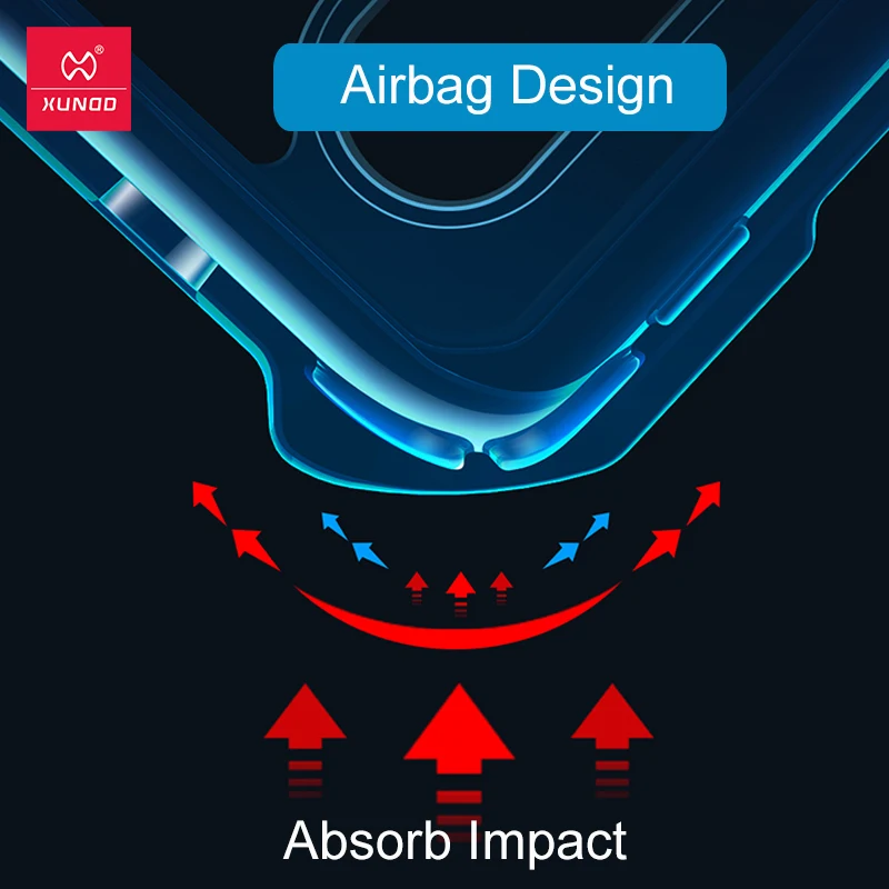 for xiaomi 10 xundd shookproof with airbag bumper technology transparent shell camera screen protector for xiaomi 10 pro cover free global shipping