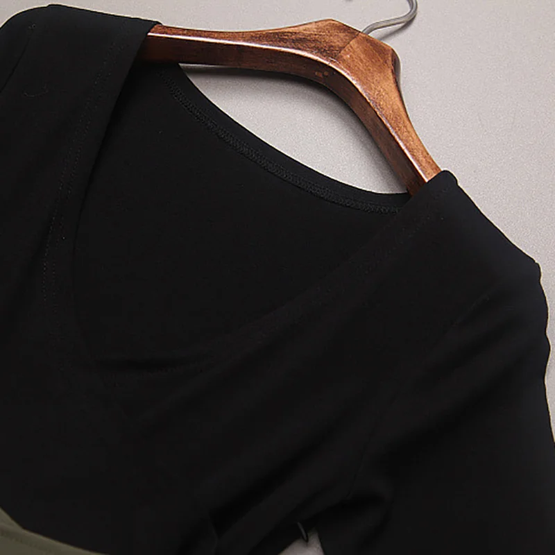 Летний офисный женский свободный комбинезон новый сексуальный с v-образным