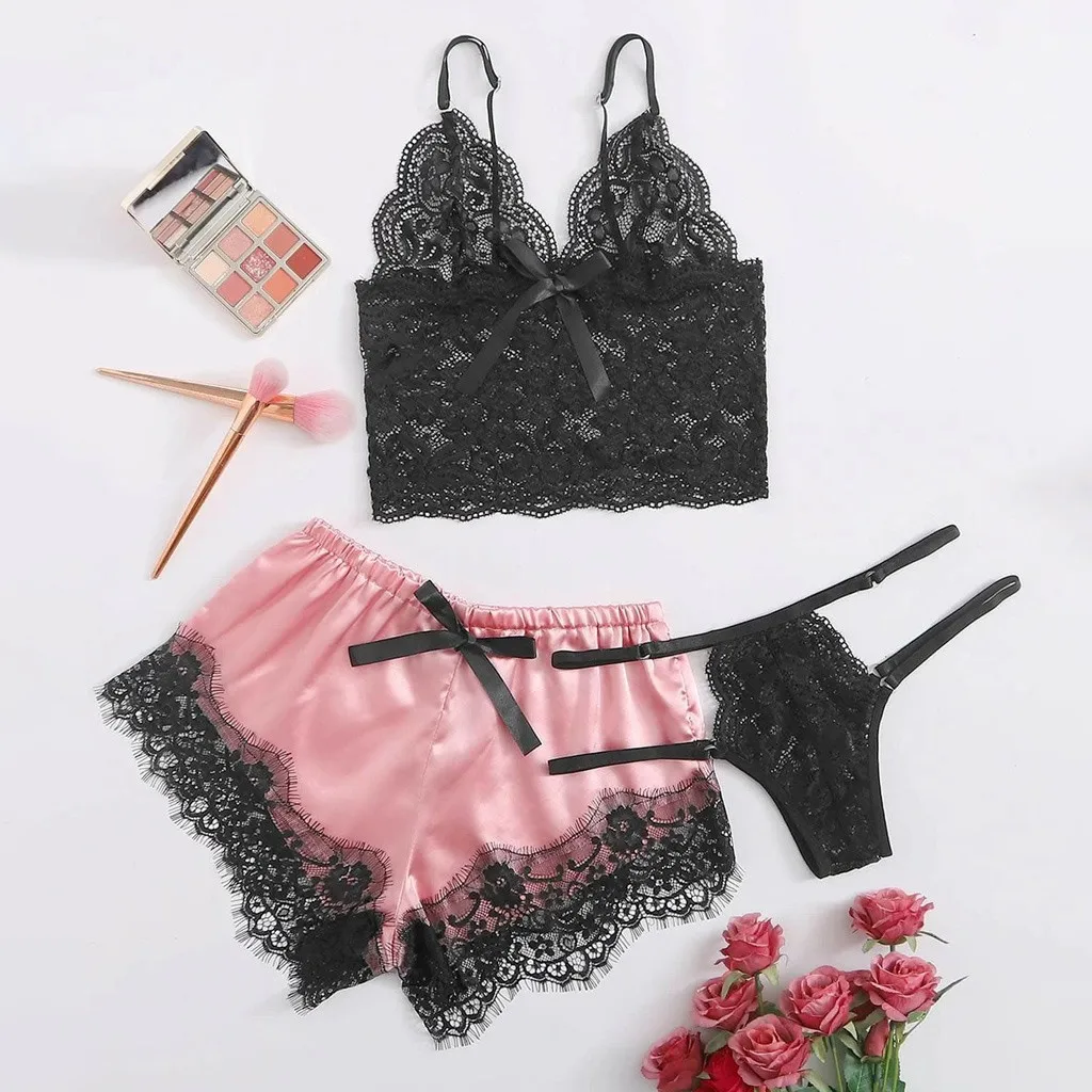 Нижнее белье сексуальный комплект с бюстгальтером Новое сексуальное кружевное