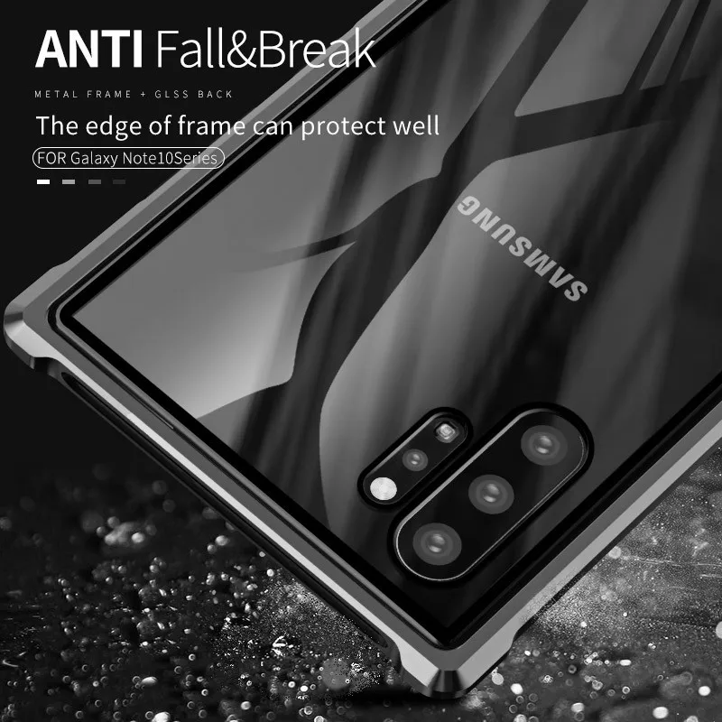 Роскошный высококачественный алюминиевый металлический бампер + задняя крышка