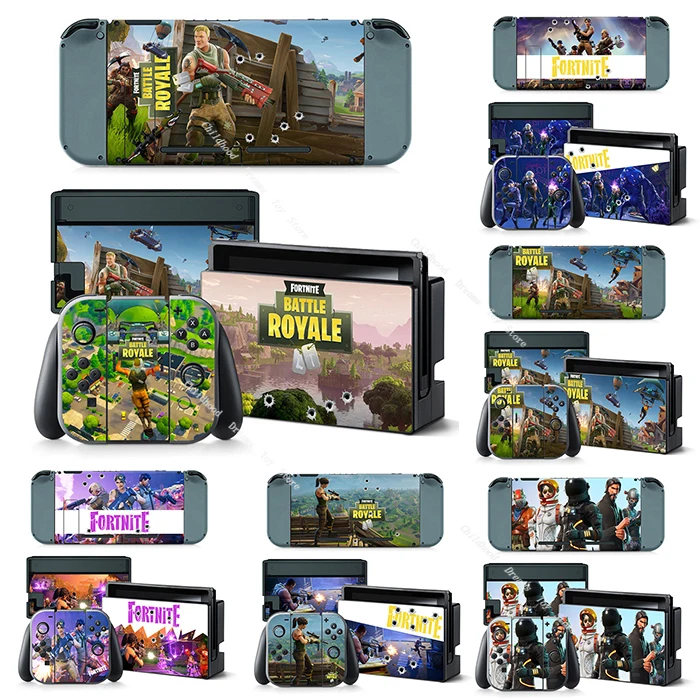 

Switch Fortnite Game Sticker Game Machine Sticker Skin Protection for Adult Creative Game Console Sticker Set Teen Boy Toy Gifts