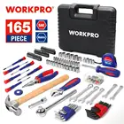 Набор ручных инструментов WORKPRO, комплект инструментов для мастерской, для дома и деревообработки