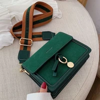 scrub leather crossbody bags for women 2021 brand broad strap shoulder bags small handbags womens trend vintage hand bags brown