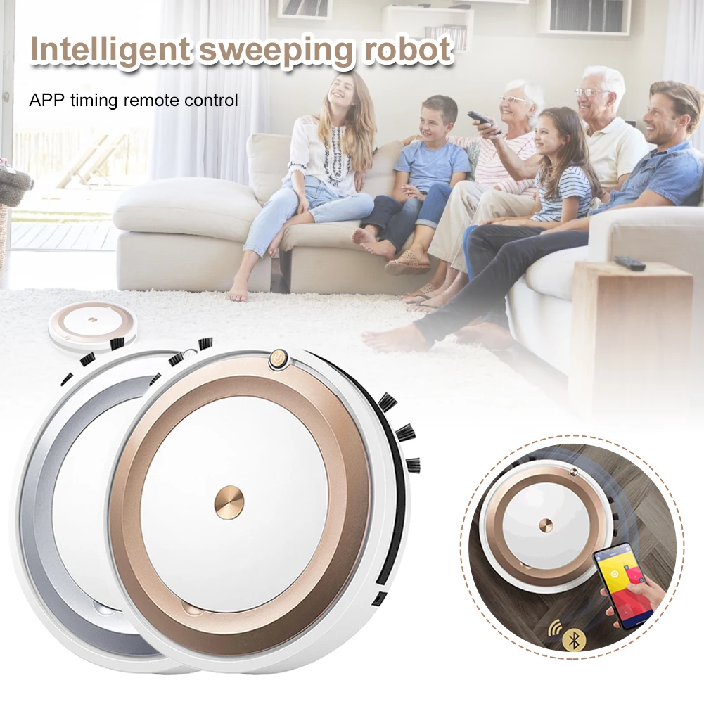 

Robot Vacuum Cleaner APP Remote Control 1600Pa Dry Wet Sweeper Robots Strong Suction for Floor