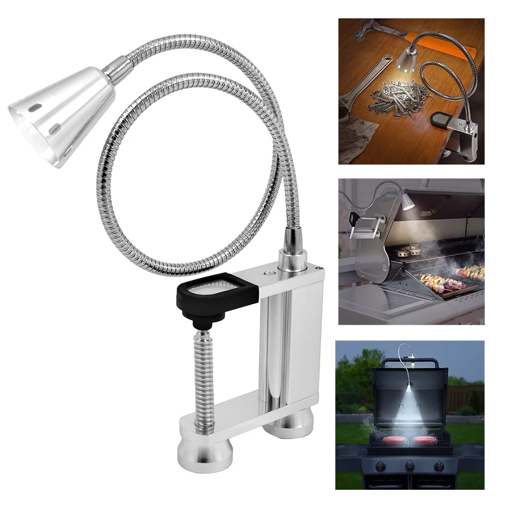 

BBQ Grill Light Barbecue Grill Light With Magnetic Base Super Bright 12 LED Lights Flexible Gooseneck BBQ Light Portable Outdoor