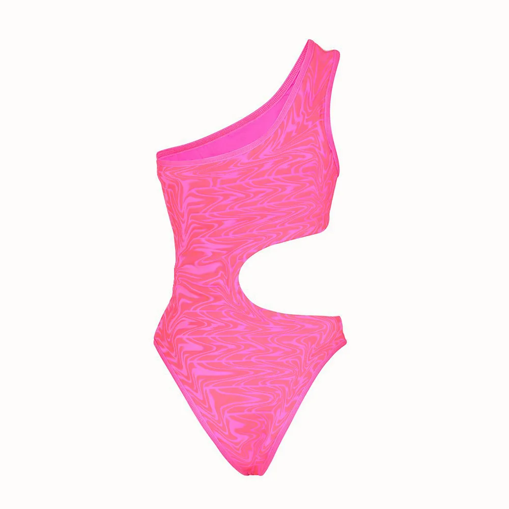 

swimsuit female one-piece bikini letter swimsuit foreign new BIKINI spot one