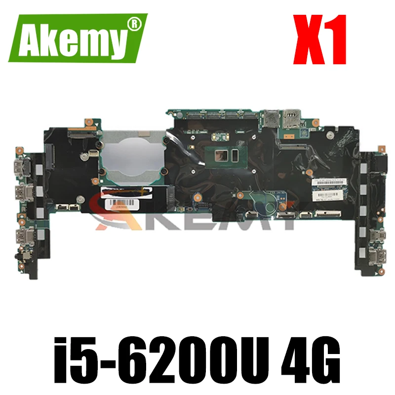 

Thinkpad is suitable for X1 Carbon 4th Gen i5-6200U 4G notebook motherboard.FRU 01LV897 01AX832 01LV893 01AX800 01LV894