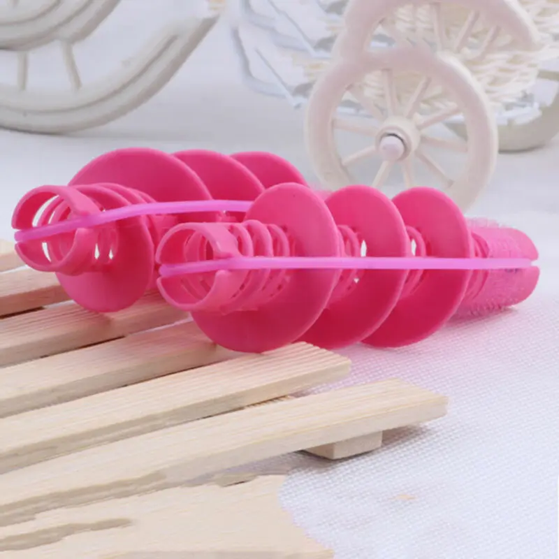 

2Pc Hair Curler Roller Hairdressing Curling Wavy Design DIY Tool Home Use Set
