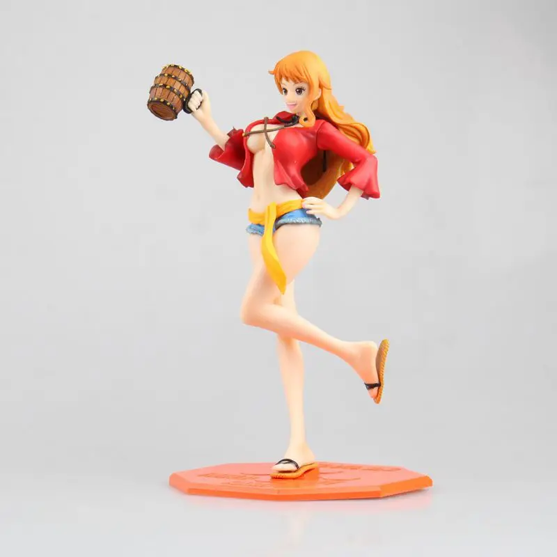 Экшн фигурка из аниме NAMI MUGIWARA VER.2 Luffy Ver масштаб 1/8 21 см|collectible dolls|one piece popfigure one |