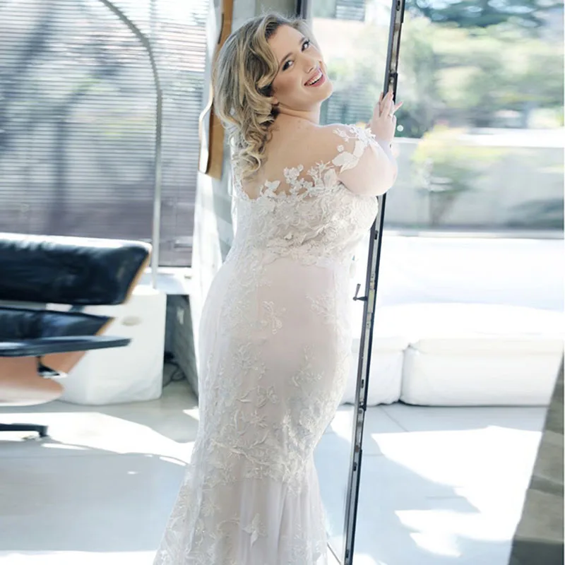 Женское свадебное платье It's yiiya белое кружевное с V-образным вырезом и