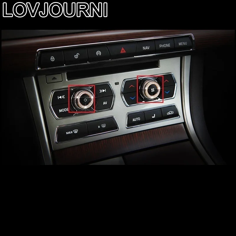 Interior Decorative Auto Automovil Chromium Bright Sequins Mouldings Car Styling Covers Modification 12 13 14 15 FOR Jaguar XF | Автомобили