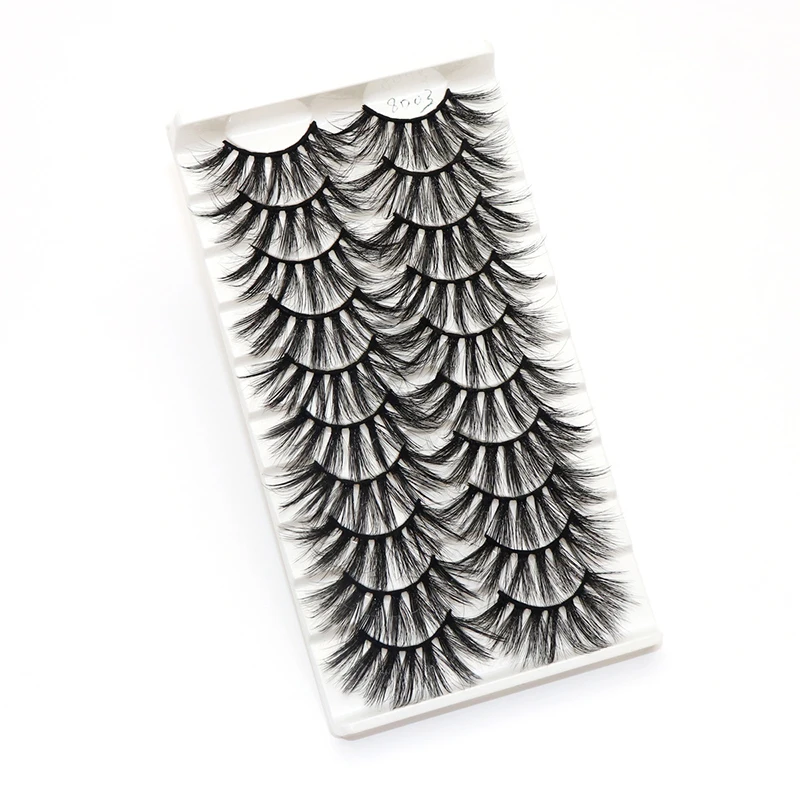 10 пар длинные натуральные норковые ресницы | Красота и здоровье